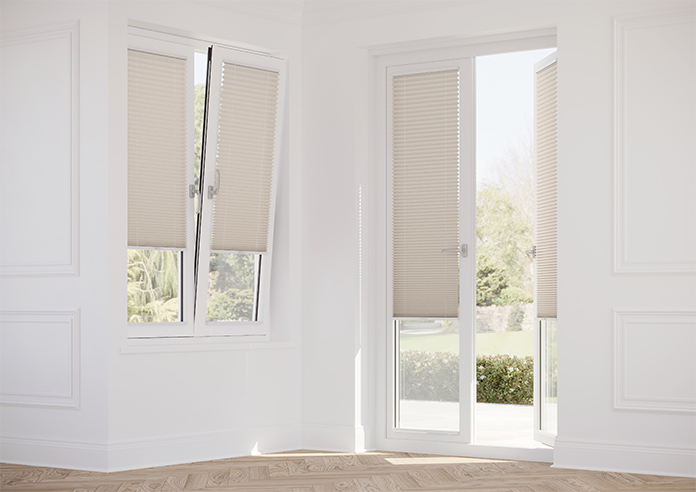 Solaris, Pumice - Stick Fit Pleated Blind - Image 14